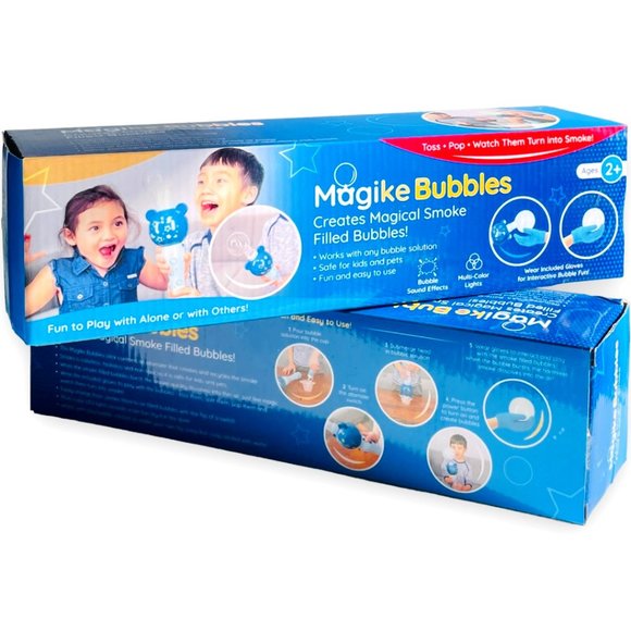 🆕 LED WAND : “MAGIC” BUBBLES YOU CAN TOUCH! ~ NON-TOXIC! - Picture 1 of 13